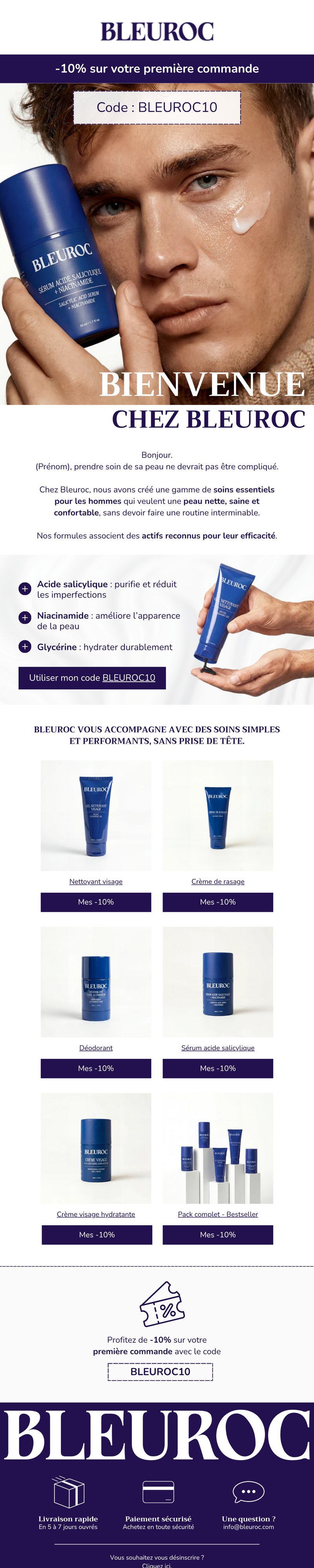 BLEUROC · Bienvenue