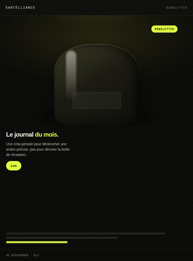 Aperçu d'un numéro de la Growth Letter